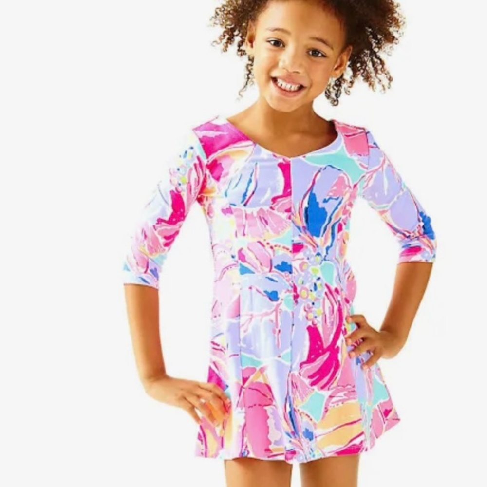 Lilly Pulitzer Amella A-Line Fit & Flare Girl Dress